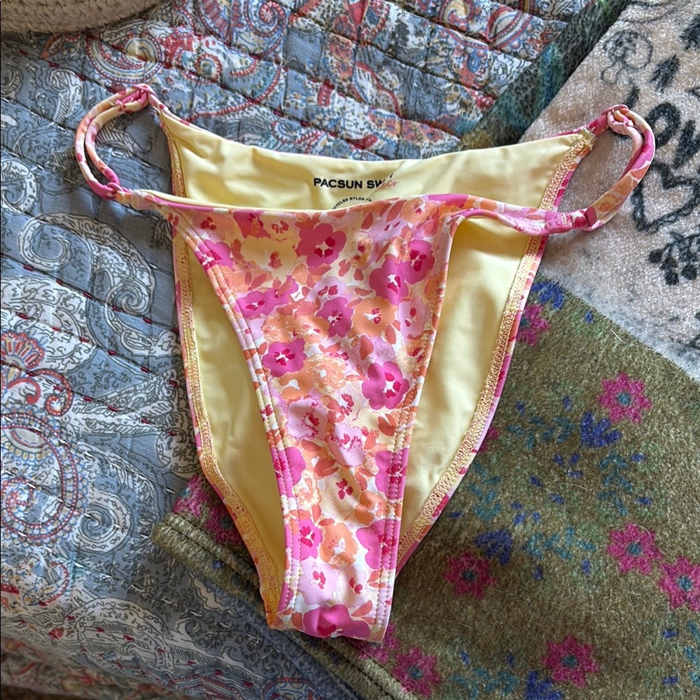 PacSun Floral Bikini Bottom